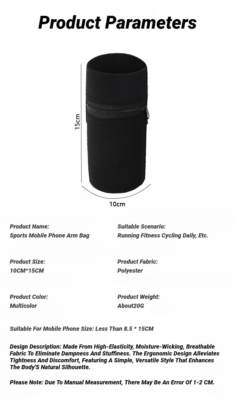 Pocket Wrist Band with Wallet