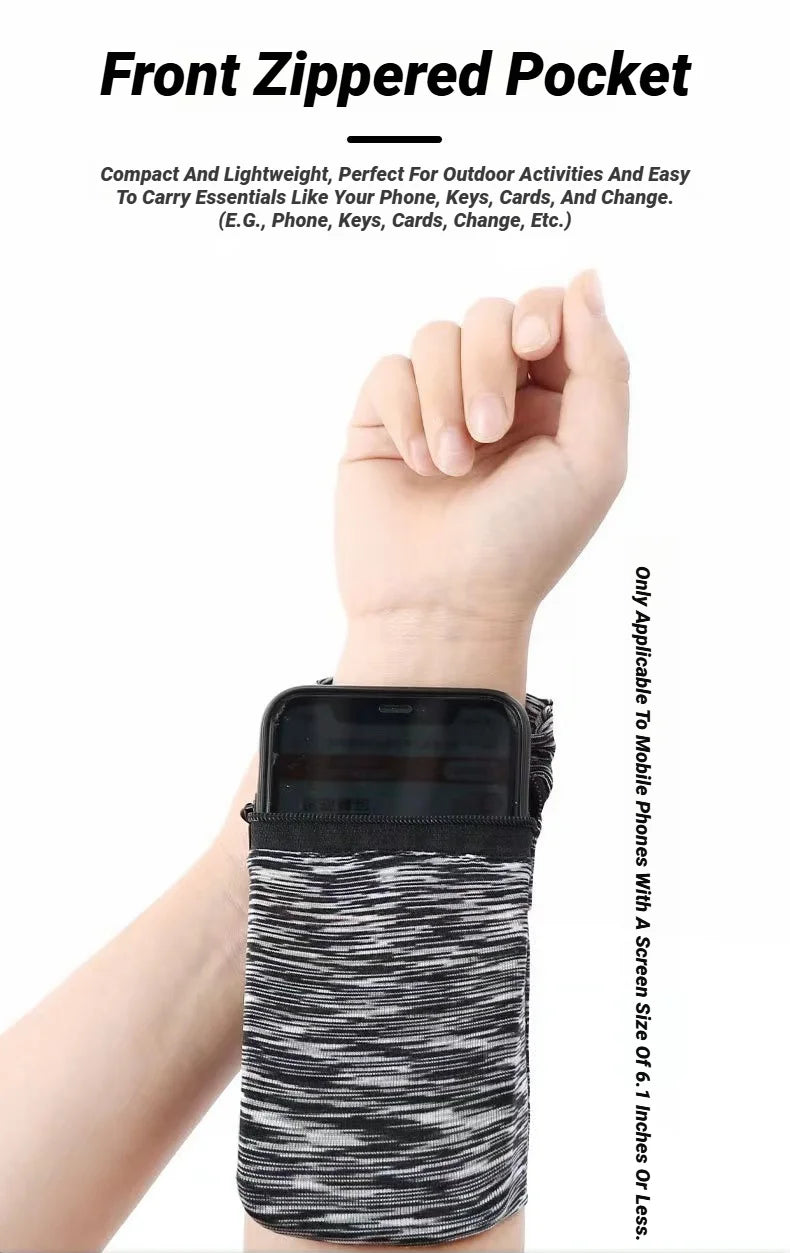 Pocket Wrist Band with Wallet