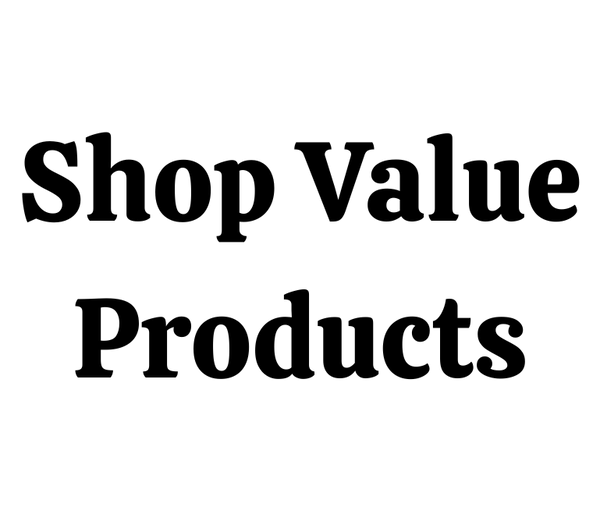 Logo of Shop Value Products on a white background