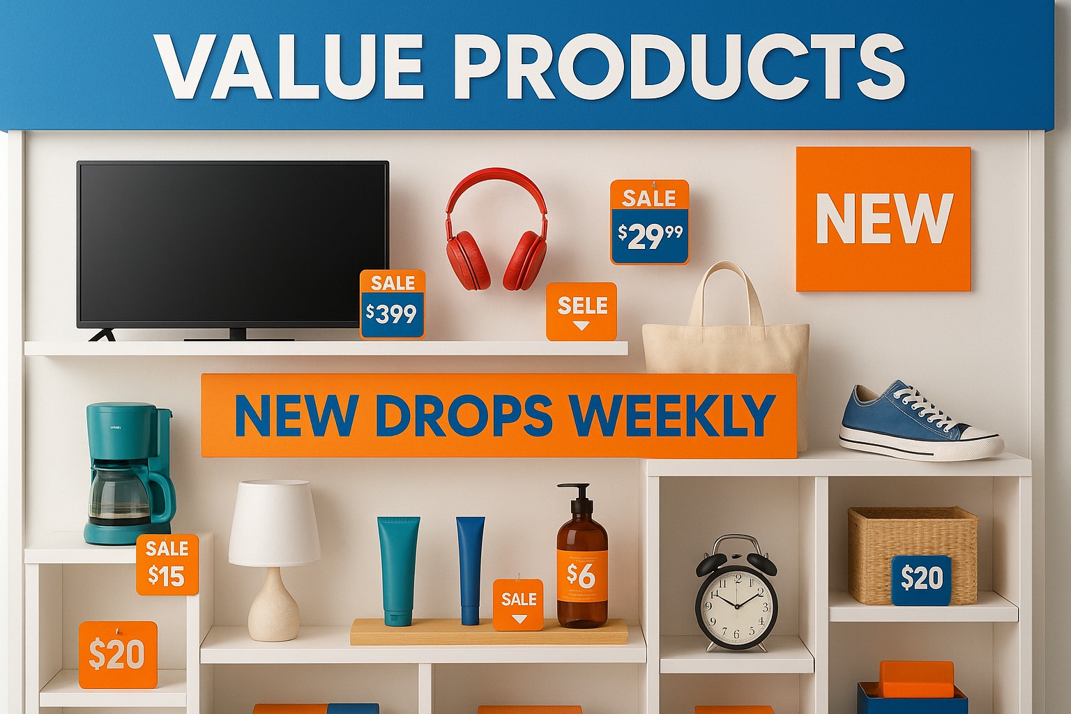 We are a store of value products new drops weekly